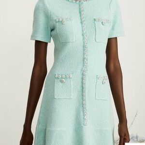 Sierra Darien Light Blue Embellished Dress